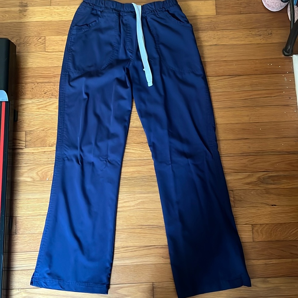 Navy blue scrub pants